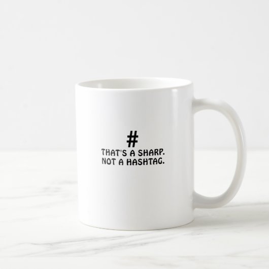 Dat is een Sharp geen Hashtag Koffiemok (Rechts)
