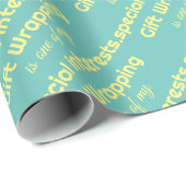 Dat is een van mijn speciale interesses cadeaupapier (Rol Hoek)