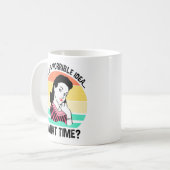 Dat is een verschrikkelijk idee... hoe laat? koffiemok (Voorkant links)