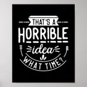 Dat is een vreselijk grappig idee poster (Voorkant)