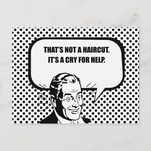 DAT IS GEEN KAPSEL, HET IS EEN KREET OM HULP BRIEFKAART (Voorkant)