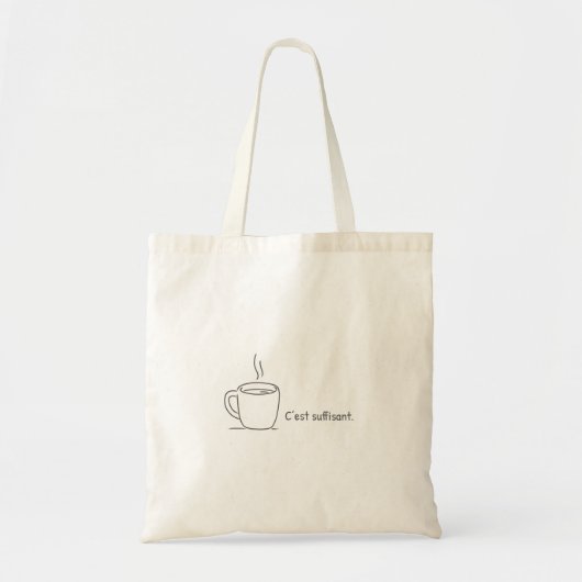 Dat is genoeg. tote bag (Voorkant)