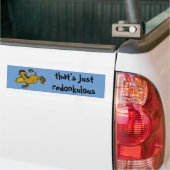 dat is gewoon een roodbruine bumpersticker (Op Truck)