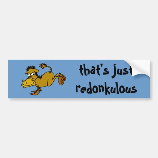 dat is gewoon een roodbruine bumpersticker (Voorkant)