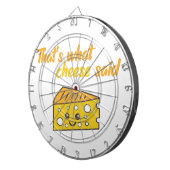 Dat is grappig wat Cheese zei Dartbord (Voorkant Rechts)