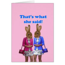 Dat is grappig wat ze zei.