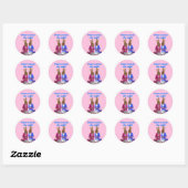 Dat is grappig wat ze zei. ronde sticker (Vel)