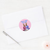 Dat is grappig wat ze zei. ronde sticker (Envelop)
