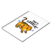Dat is Grappige Tijger Grrrr Punt  Notitieboek (Linkerzijde)