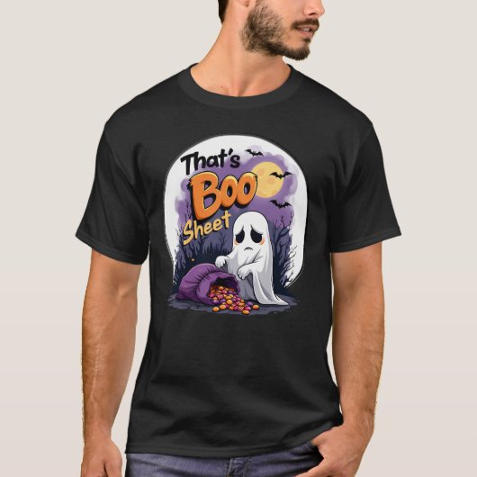 Dat is Halloween Ghost van Boo Sheet T-shirt (Voorkant)