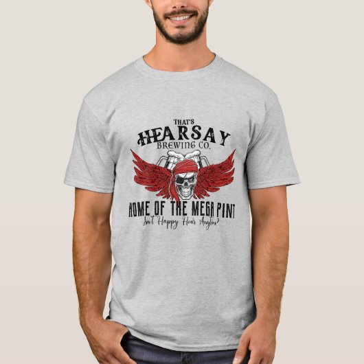 Dat is Hearsay Brewing Company T-shirt (Voorkant)