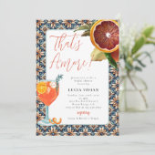 Dat is het Amore Juicy Oranje Spritz Vrijgezellenf Kaart (Staand voorkant)