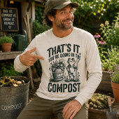 Dat is het, je gaat in de compost Tri-Blend shirt
