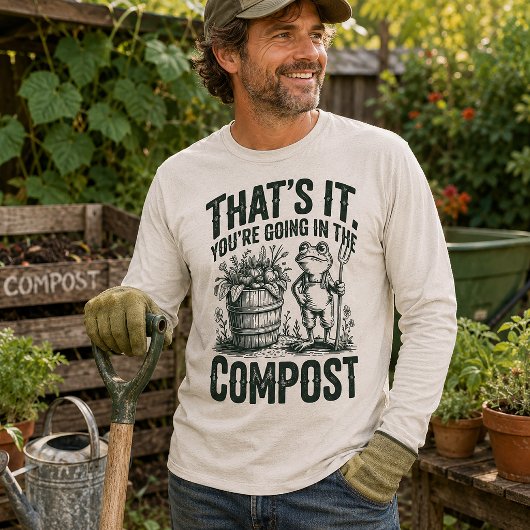 Dat is het, je gaat in de compost Tri-Blend shirt