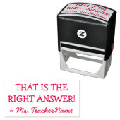 "DAT IS HET JUISTE ANTWOORD!" + Aangepaste leraar  Zelfinktende Stempel (In situ)