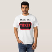 Dat is het kaartje. t-shirt (Voorkant volledig)