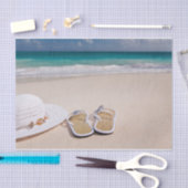 Dat is het leven!  Beach, Pet en Teenslippers Tissuepapier (Craft)