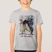 Dat is het leven. Dat is het leven. Het zijn allem Tri-Blend Shirt (Voorkant)