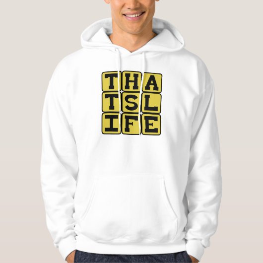 Dat is het Leven, Wijze Woorden Hoodie (Voorkant)
