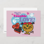 Dat is het probleem met liefde! briefkaart (Voorkant / Achterkant)