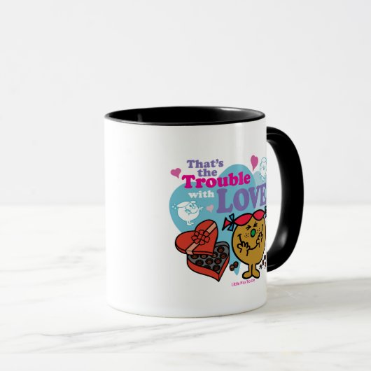 Dat is het probleem met liefde! mok (Voorkant rechts)
