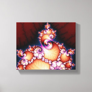 Dat is het punt - fractale kunst canvas afdruk