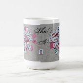 Dat is het! Roze mok van glittertegels (Center)