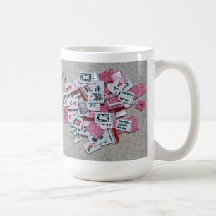 Dat is het! Roze mok van glittertegels