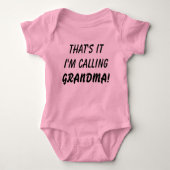 Dat is het wat ik oma grappig baby shirt noem (Voorkant)
