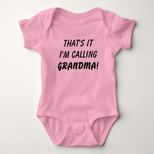 Dat is het wat ik oma grappig baby shirt noem (Voorkant)
