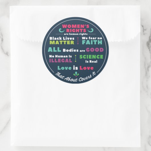 "Dat is het wel" Stickers (Tas)
