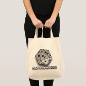 Dat is hoe ik d20 rolt tote bag (Voorkant (product))
