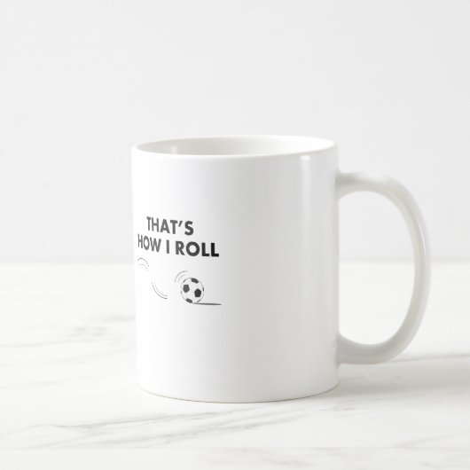 Dat is hoe ik de Voetbal rolt Koffiemok (Rechts)