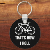 Dat is hoe ik een grappige sleutelhanger met fiets (Voorkant)