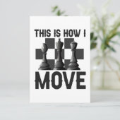 Dat is hoe ik Funny Chessboard Chess Player verpla Bedankkaart (Staand voorkant)