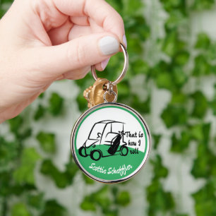 Dat is hoe ik golfpun gepersonaliseerde Sleutelhan Sleutelhanger