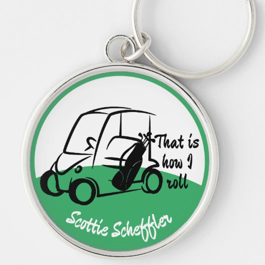 Dat is hoe ik golfpun gepersonaliseerde Sleutelhan Sleutelhanger (Voorkant)