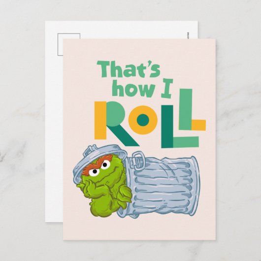 Dat is hoe ik moet rollen. briefkaart (Voorkant / Achterkant)