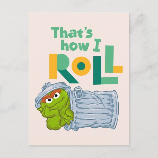 Dat is hoe ik moet rollen. briefkaart (Voorkant)