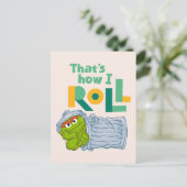 Dat is hoe ik moet rollen. briefkaart (Staand voorkant)