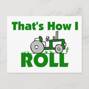Dat is hoe ik moet rollen. briefkaart