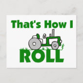 Dat is hoe ik moet rollen. briefkaart (Voorkant)