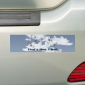 Dat is hoe ik moet rollen bumpersticker (Op auto)