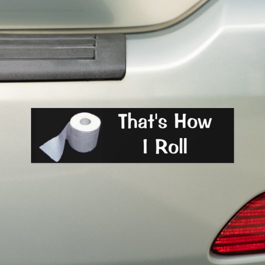 Dat is hoe ik moet rollen bumpersticker (Op auto)