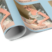 Dat is hoe ik moet rollen. cadeaupapier (Rol Hoek)