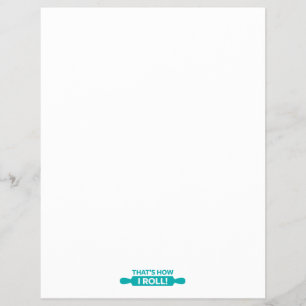 Dat is hoe ik moet rollen. flyer