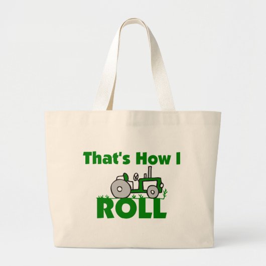 Dat is hoe ik moet rollen. grote tote bag (Voorkant)
