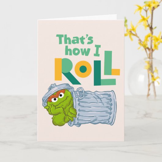 Dat is hoe ik moet rollen. kaart (Gele Bloem)