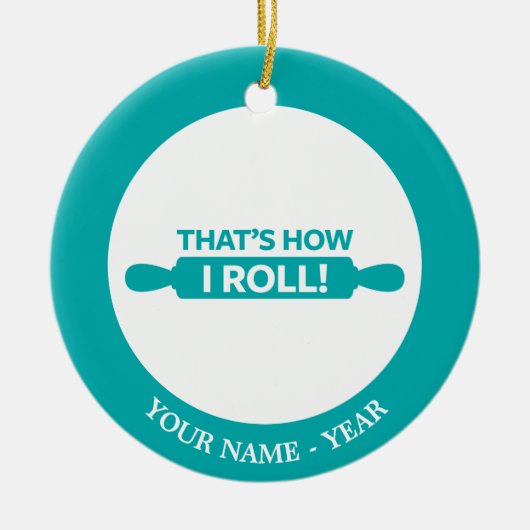 Dat is hoe ik moet rollen keramisch ornament (Voorkant)