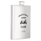 Dat is hoe ik moet rollen. | Monogrammed Golf Flacon (Rechts)